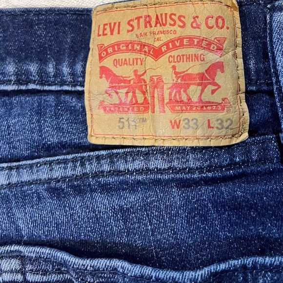 Mens Levi’s 32x32 slim straight flawless - Picture 3 of 4